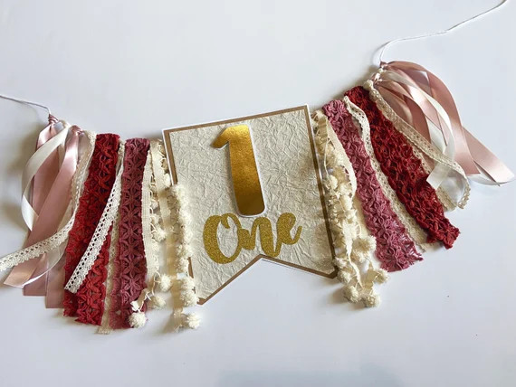 1st Birthday Boho Banner  Boho High Chair Banner  Baby Boho | Etsy | Etsy (US)