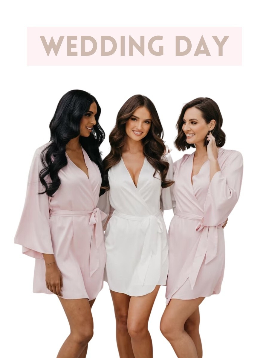Light pink bridesmaid robes. Getting ready photos. Light pink bridal party robes. Bridesmaid proposal.


#LTKWedding #LTKFindsUnder100 #LTKStyleTip