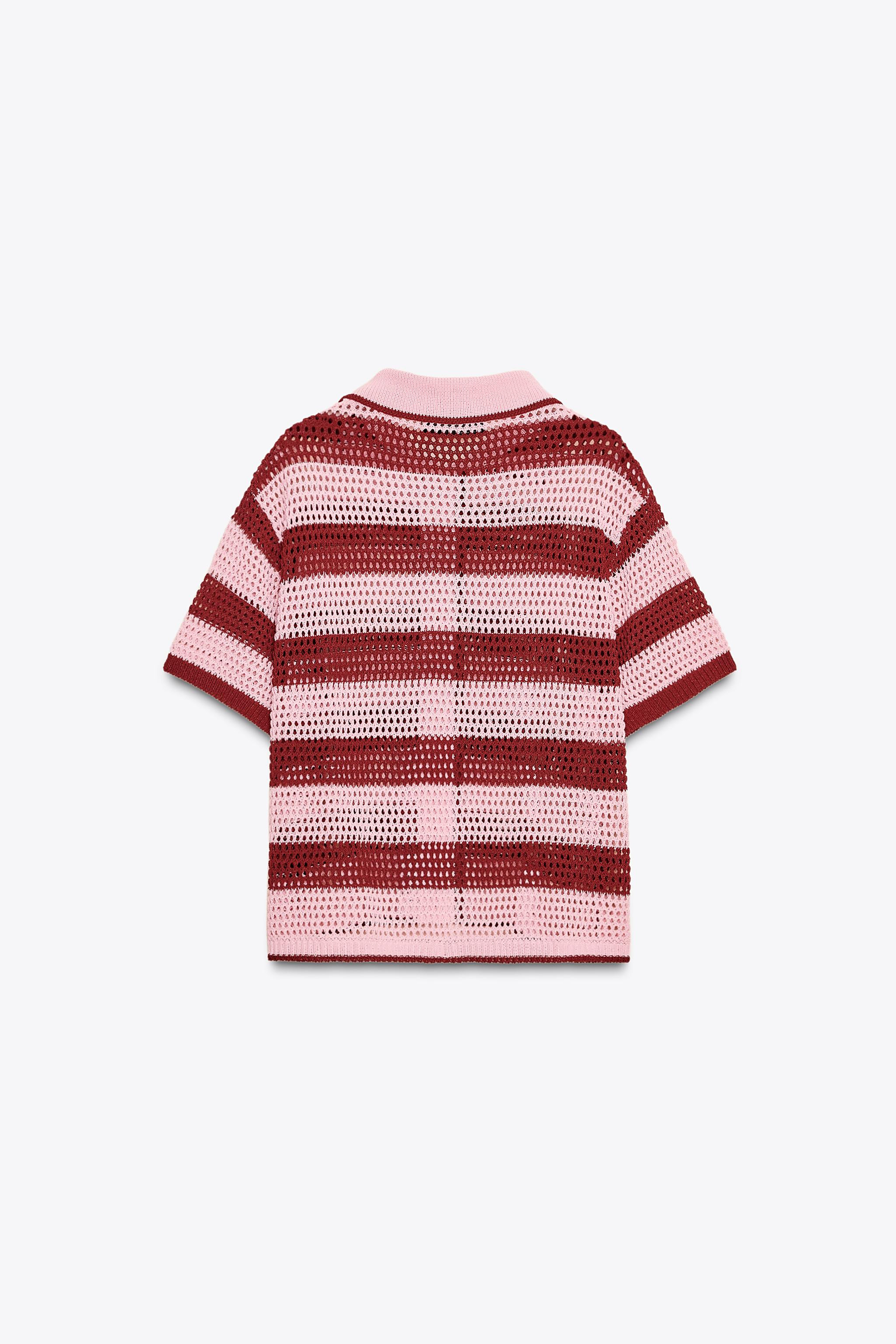 KNITTED POLO JACKET | Zara US