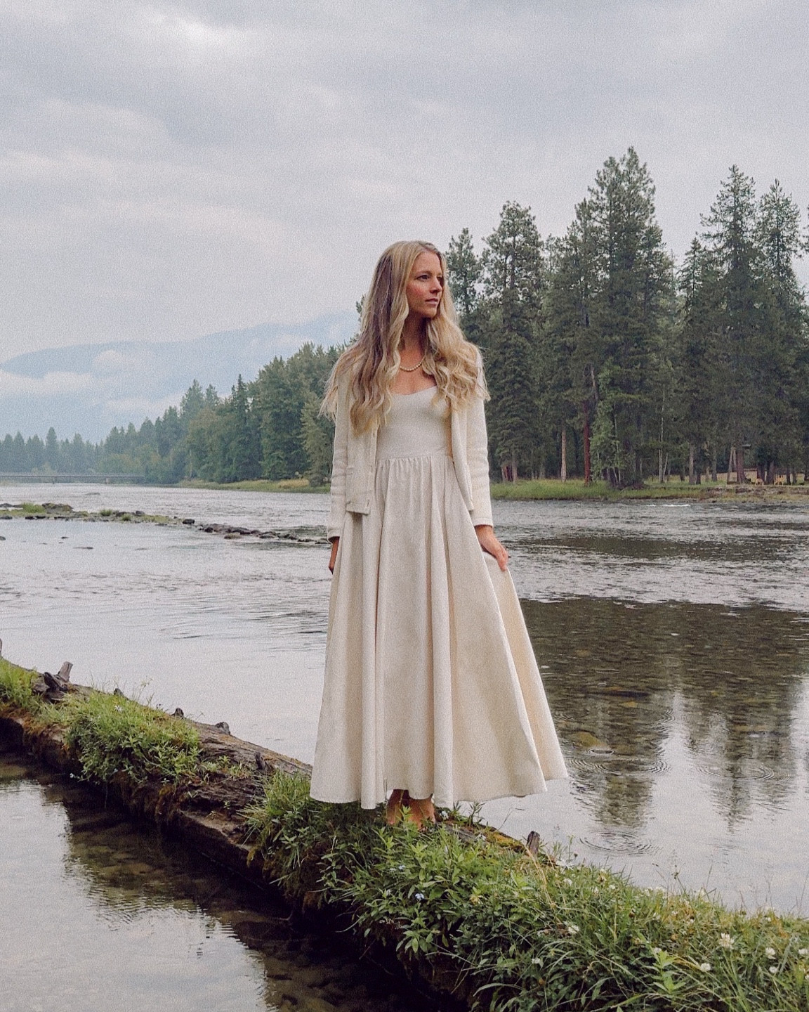 Holding on to summer in this stunning full skirt dress from j crew, the sweetheart neckline is extremely flattering and thicker straps elevate the dress even further. Paired with the iconic Emilie sweater on cooler mornings and evenings completes the look. 

Summer dress, maxi dress, cotton dress, casual, elegant, preppy style, vacations dress, neutral, white dress, travel, what to pack for Europe, wedding guest dress

#LTKFindsUnder100 #LTKTravel #LTKStyleTip