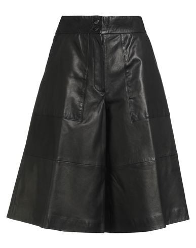 Pt Torino Woman Shorts & Bermuda Shorts Black Size 4 Leather | YOOX (US)