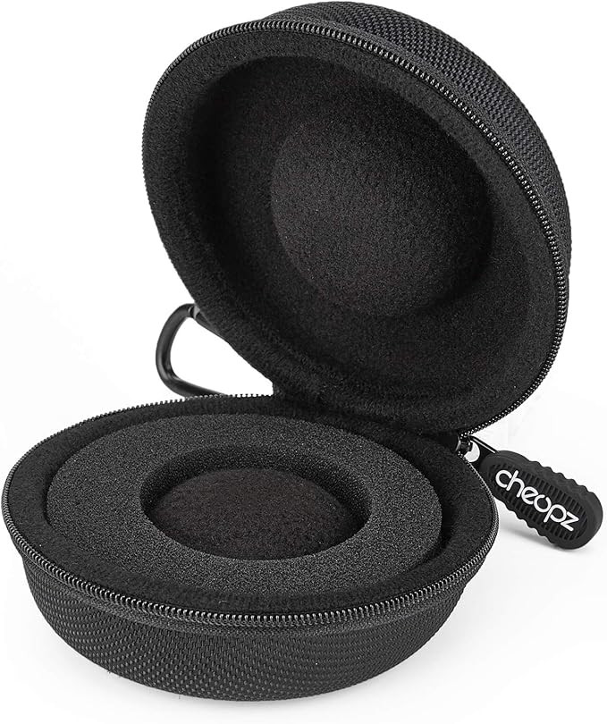 Cheopz Travel Watch Case Single Storage Box for Wristwatches & Smart Watches up to 50mm, Black | Amazon (US)