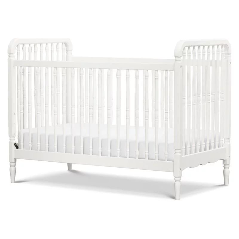 Liberty 3-in-1 Convertible Spindle Crib with Toddler Bed Conversion Kit in White - Walmart.com | Walmart (US)