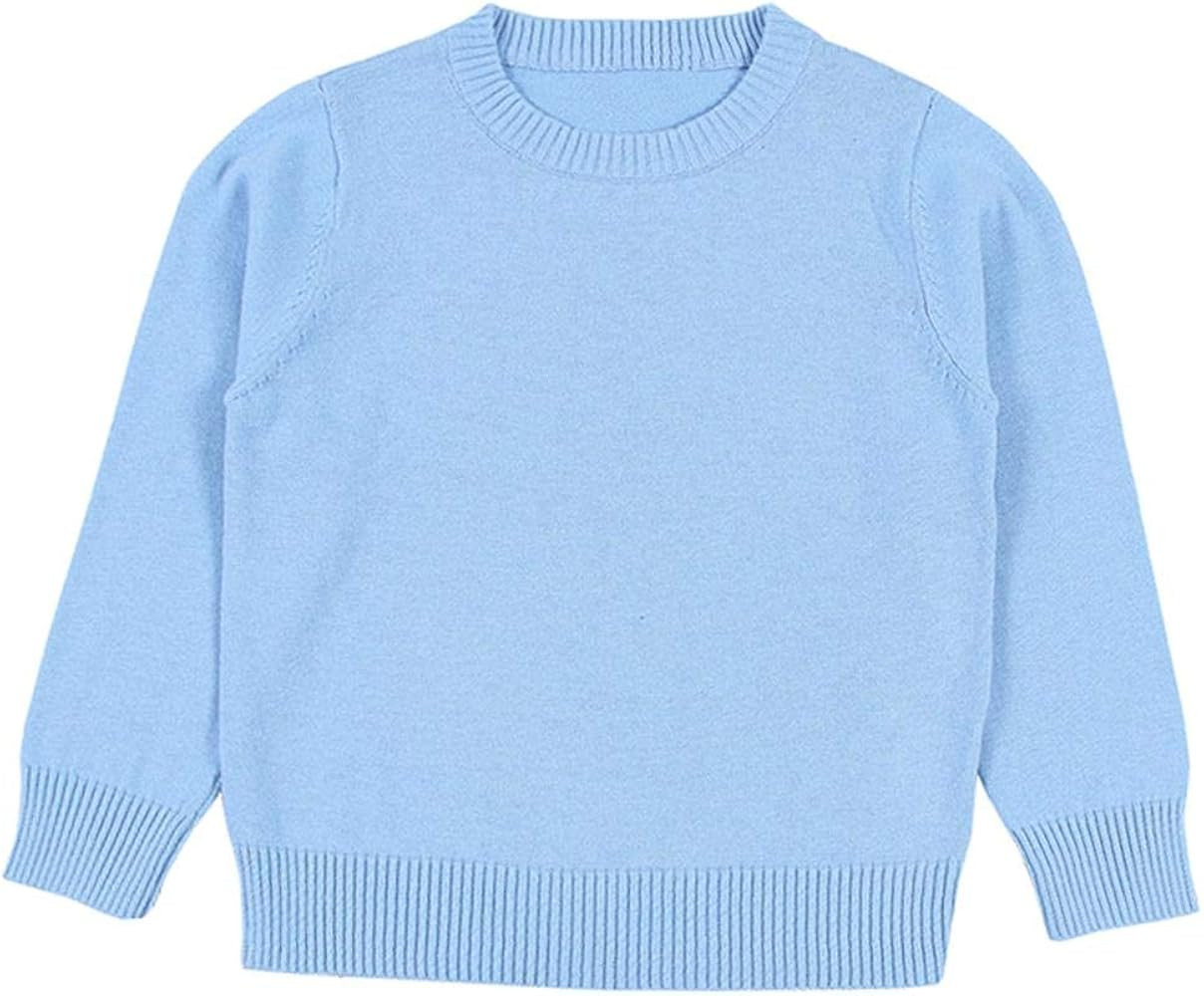 Wennikids Baby Boys Girls O-Neck Toddler Pullover Sweaters Knitted Coats Outwear Sweatshirt 1-6 Y... | Amazon (US)