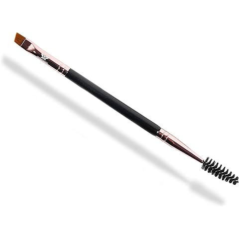 Aesthetica Pro Series Double Ended Eyebrow Brush & Spoolie - Angled Brow Brush for Precision Appl... | Amazon (US)