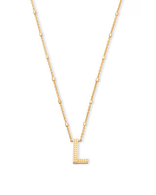 Letter A Pendant Necklace in Gold | Kendra Scott | Kendra Scott