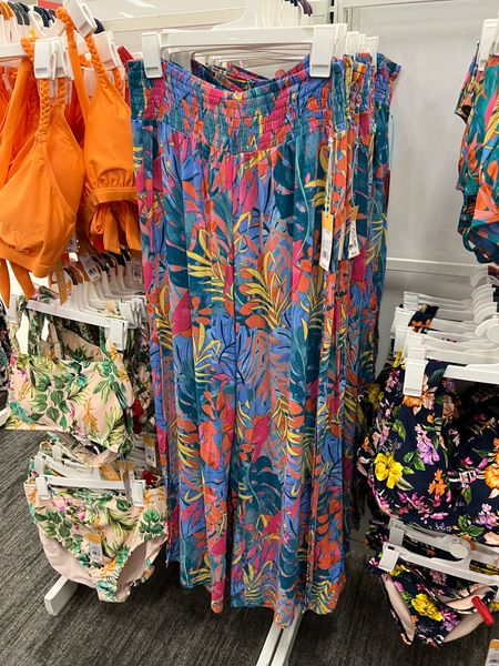 Target swim coverup pants tropical print, so fun and colorful! 

Vacation outfit beach pool spring break 

#LTKtravel #LTKunder50