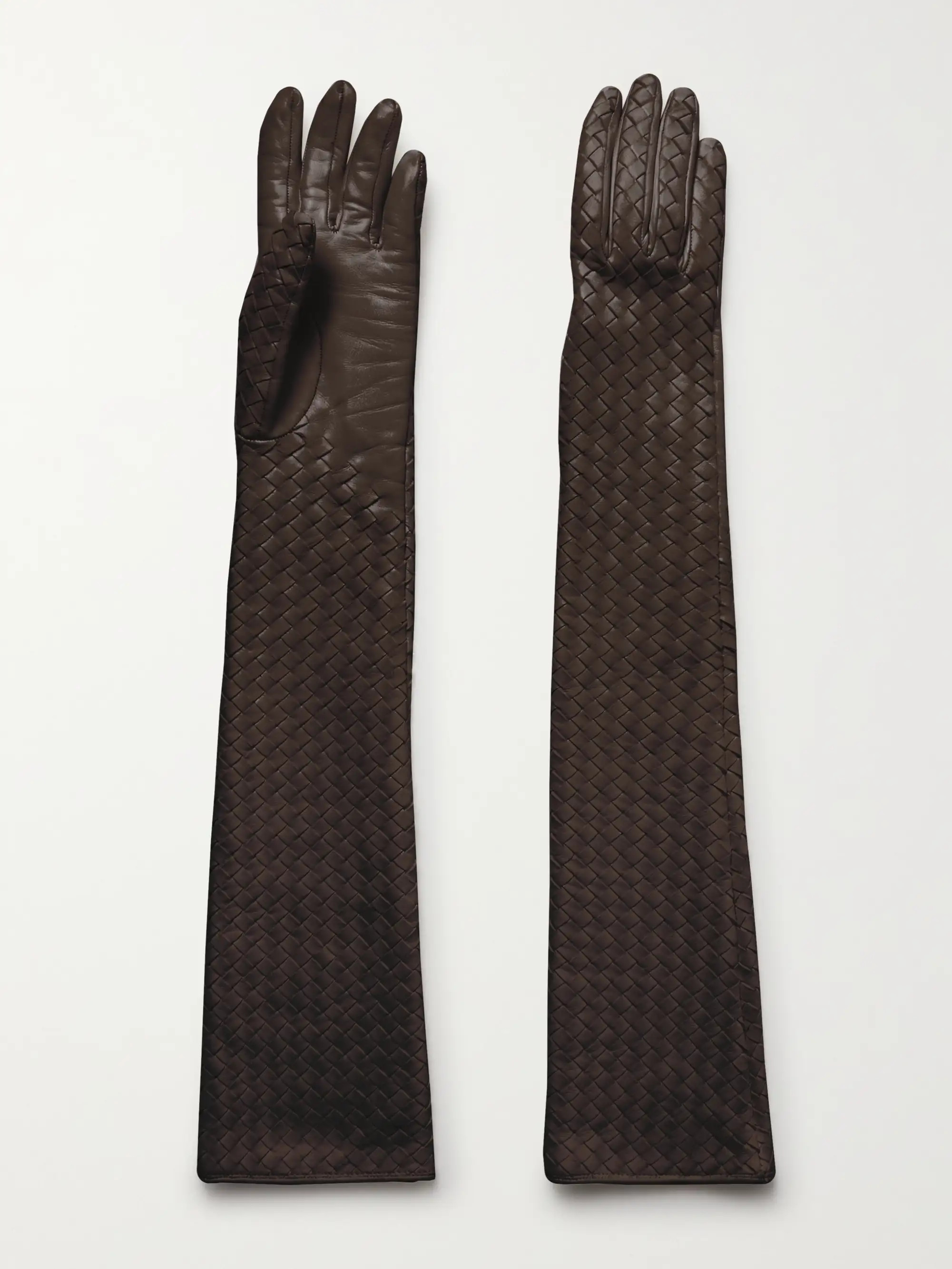 Intrecciato leather gloves | NET-A-PORTER (UK & EU)