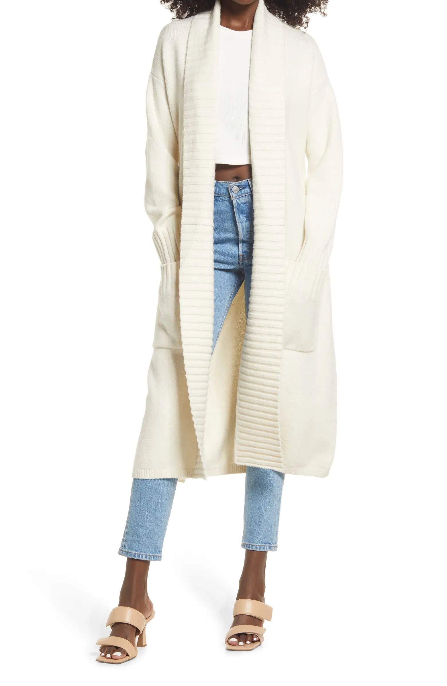 Belted Long Cardigan | Nordstrom