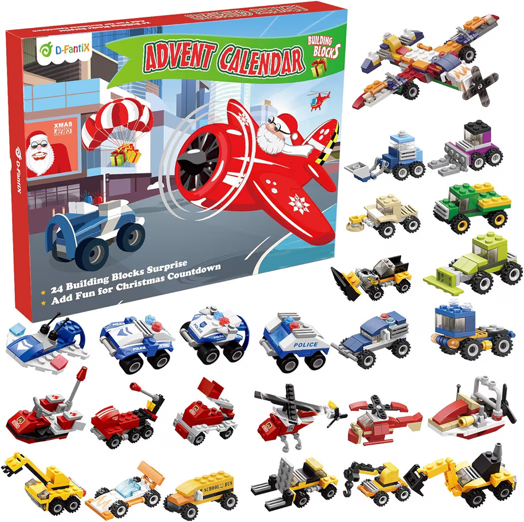 D-FantiX Christmas Advent Calendar 2025, Kids Building Toys Advent Calendar Countdown to Christma... | Amazon (US)