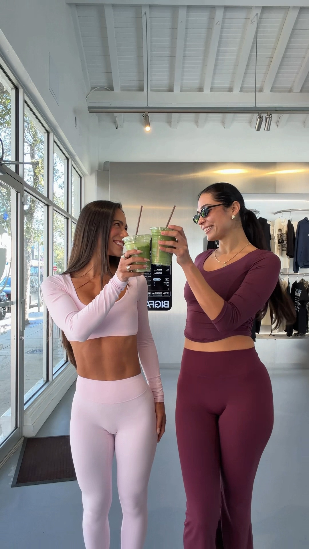 I’m wearing size small and Tam is wearing medium 🤍 discount code: ERIKA 🎀

#LTKfitnessgoals #LTKActive