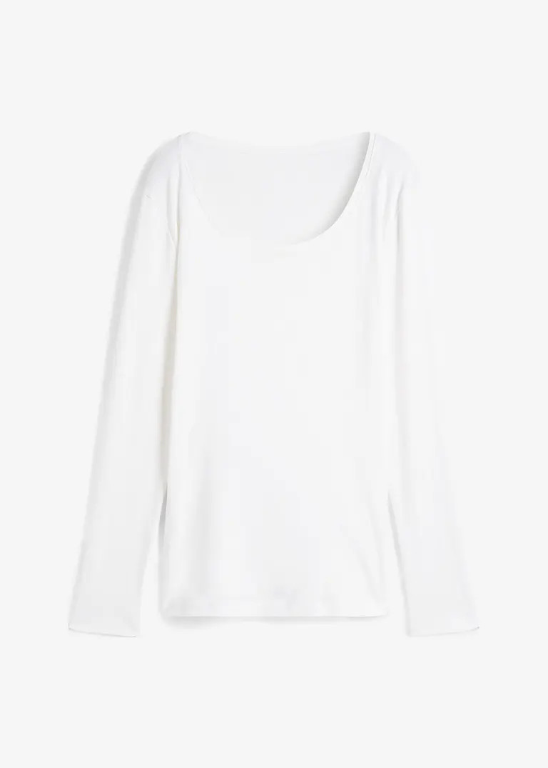 Langarmshirt aus reiner Bio-Baumwolle | Bonprix DE
