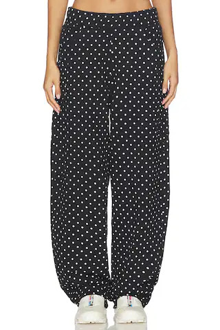 AFRM Ryan Barrel Sweats in Noir Micro Dot from Revolve.com | Revolve Clothing (Global)