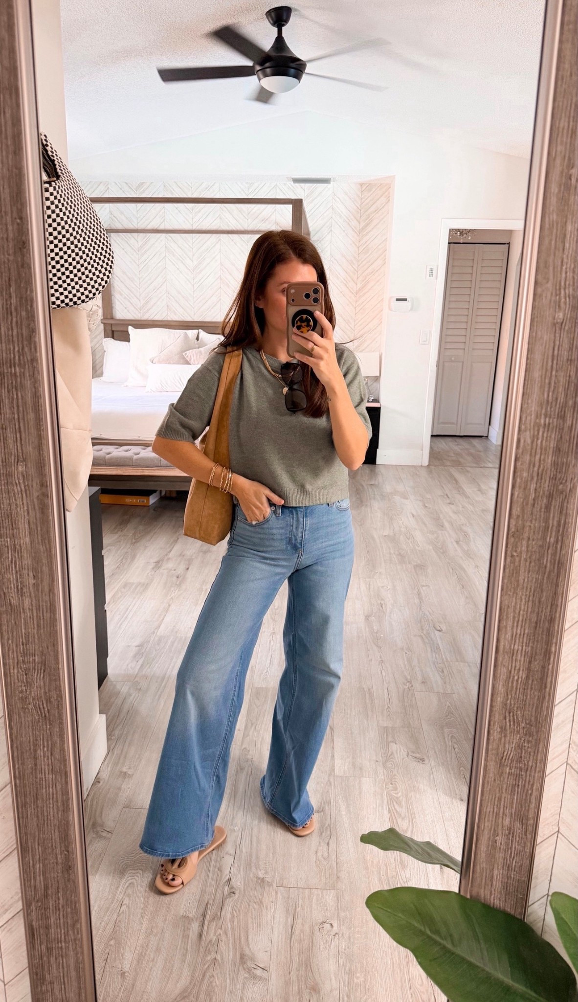 Favorite jeans are currently on sale for $22! Wearing a size 4 regular

#LTKSeasonal #LTKSaleAlert #LTKOver40