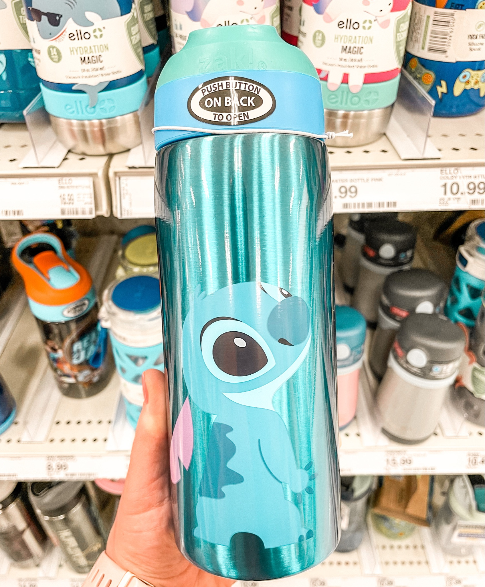 Disney Lilo and Stitch Double Walled Stainless Steel Water Bottle, 25  Ounces 