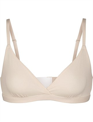 Skims Fits Everybody Lifting Triangle Bralette Sand | David Jones | David Jones (Australia & New Zealand)