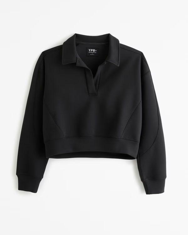 Women's YPB neoKNIT Polo Sweatshirt | Women's New Arrivals | Abercrombie.com | Abercrombie & Fitch (US)