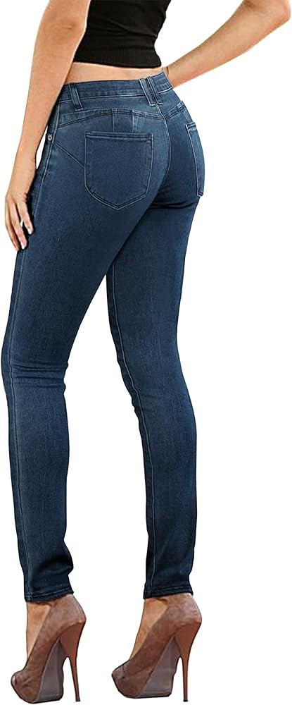 Hybrid & Company Women's Butt Lift Stretch Denim Jeans | Amazon (US)