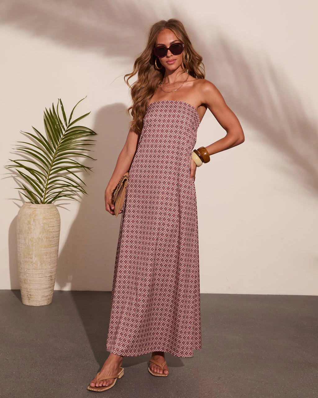 Bahama Bliss Abstract Print Maxi Dress | VICI