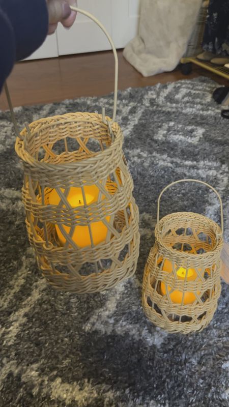 The cutest outdoor lanterns! Battery powered, and can be set on a timer. Also come in 2 other sizes. 

Outdoor decor
Outdoor lightning
Patio

#LTKfindsunder50 #LTKSeasonal #LTKhome