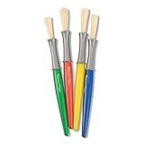 Melissa & Doug Large Paint Brush Set With 4 Kids' Paint Brushes | Amazon (US)