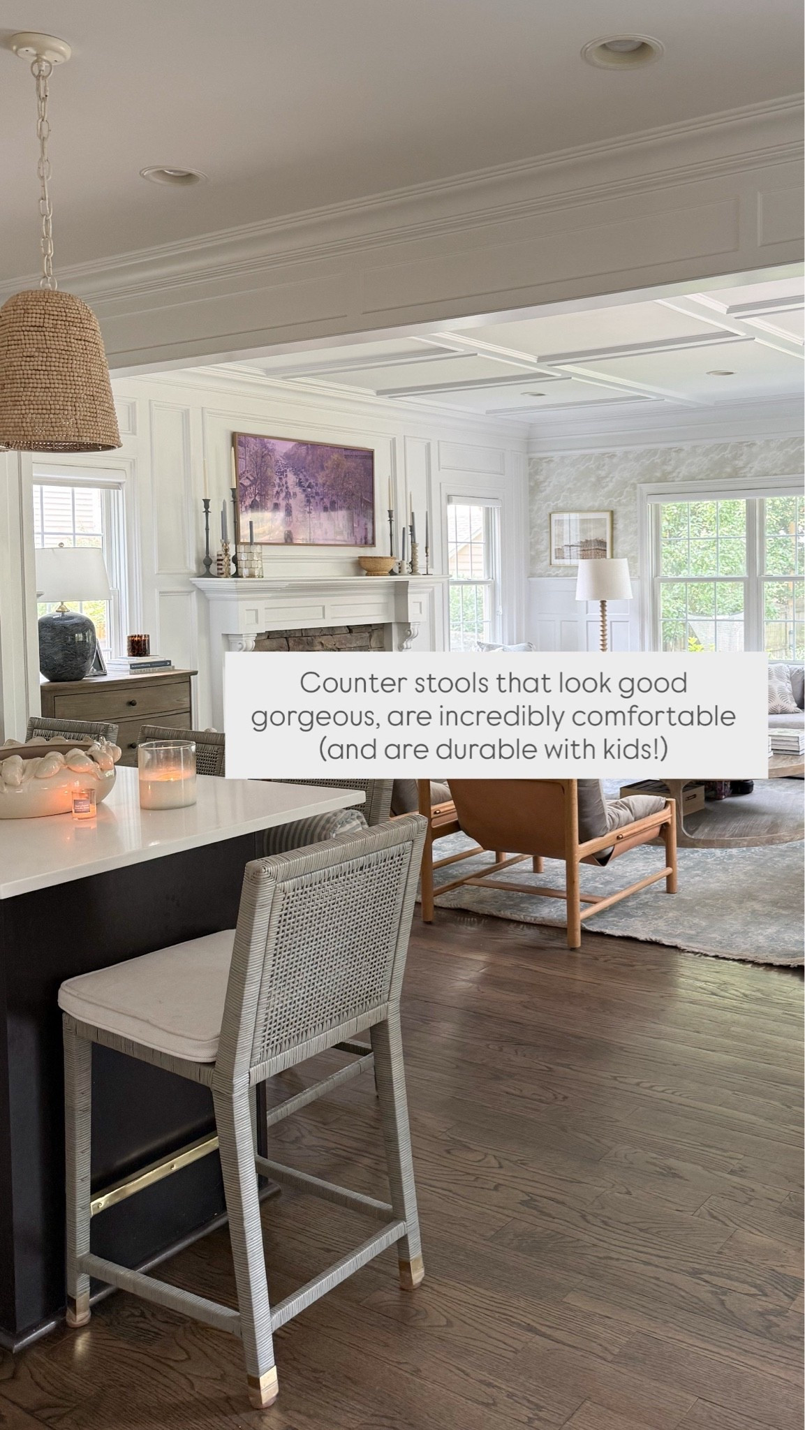 Our balboa counter stools have been one of my best purchases. They’re gorgeous and so comfortable but most importantly, they’re kid-friendly and the cushions wash perfectly every single time!

#LTKHome #LTKmomlife #LTKmorningroutine