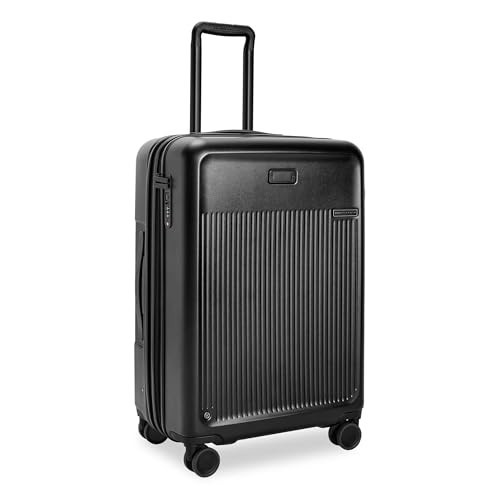 Briggs & Riley 21" Global Carry On Expandable Spinner - Luggage for Travel, Suitcases with Wheels, Hardside Rolling Bag for Men & Women, Self-Repairing Zipper - Sympatico Collection, Black | Amazon (US)