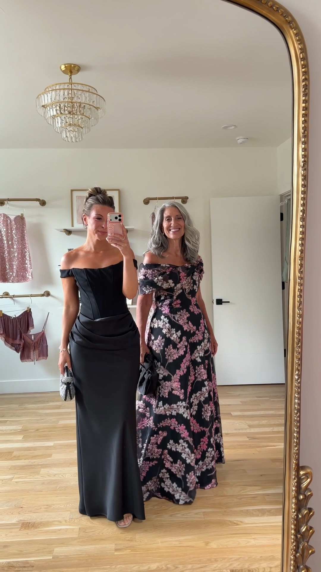 black off-the-shoulder corset with a draped detail, black with a pink and white floral print and an off-the-shoulder neckline betsy & adam wedding guest dresses ✨

electric picks: emerson20
lulus: emerson20 (first purchase only) 

I’m 5’4” & am wearing my usual size smalls/2 

mom is 5'4" and typically wears a medium/6

fall wedding guest dresses, wedding guest dresses, cocktail dresses, semi-formal dresses, black tie wedding guest dresses, destination wedding guest dresses, garden party dresses, wedding guest outfit ideas

#LTKSeasonal #LTKOver40 #LTKWedding