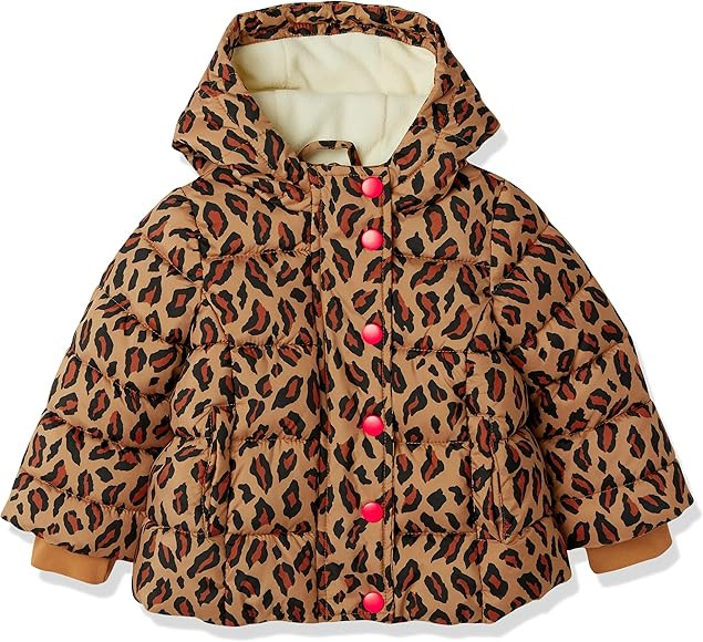 Amazon Essentials Babies, Toddlers, and Girls' Heavyweight Hooded Puffer Jacket | Amazon (US)