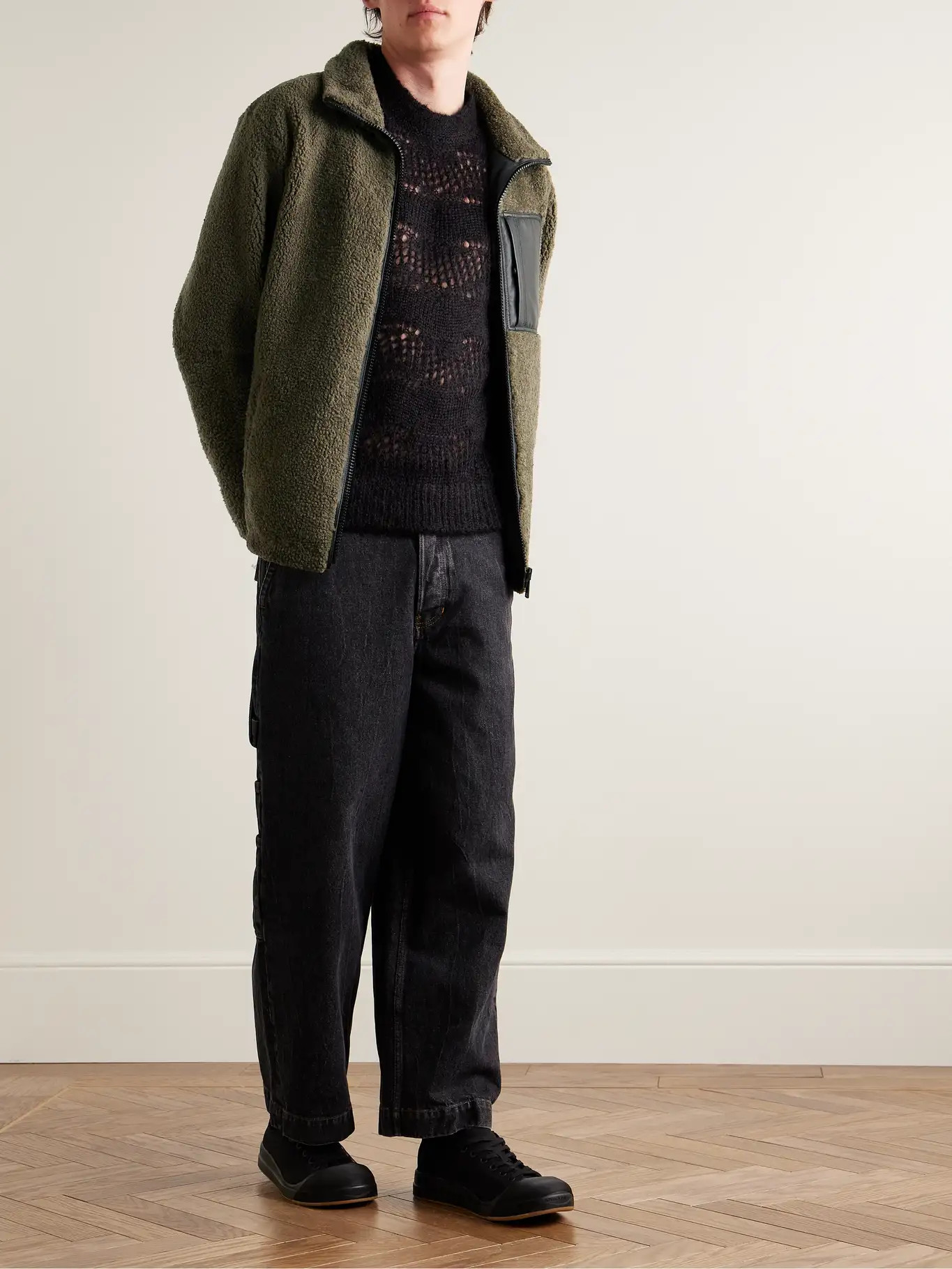 Reversible Leather-Trimmed Shearling and Shell Jacket | Mr Porter (US & CA)