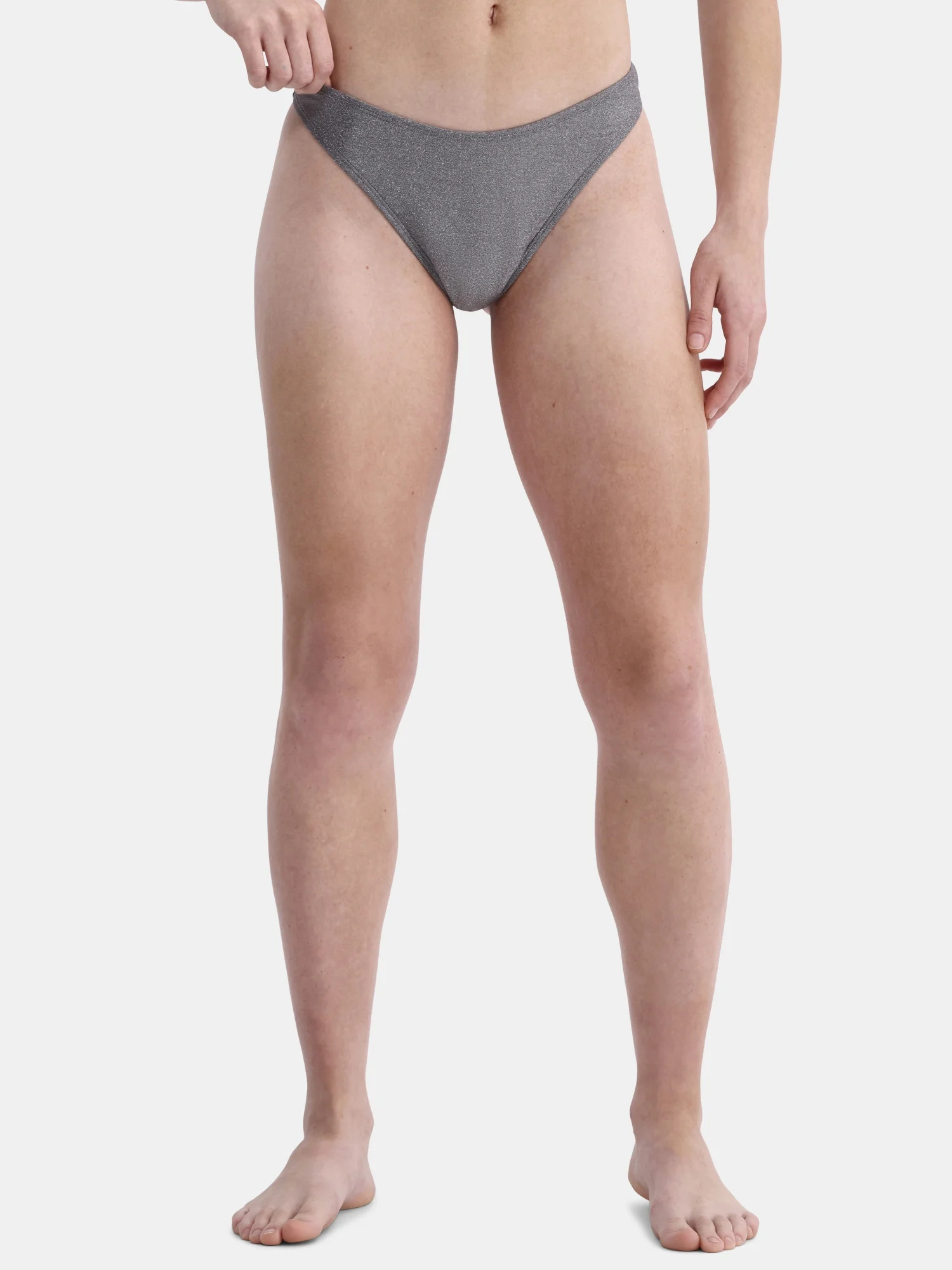 No Boundaries Women's Lurex Thread Bikini Bottoms, Sizes XXS - XXL | Walmart (US)