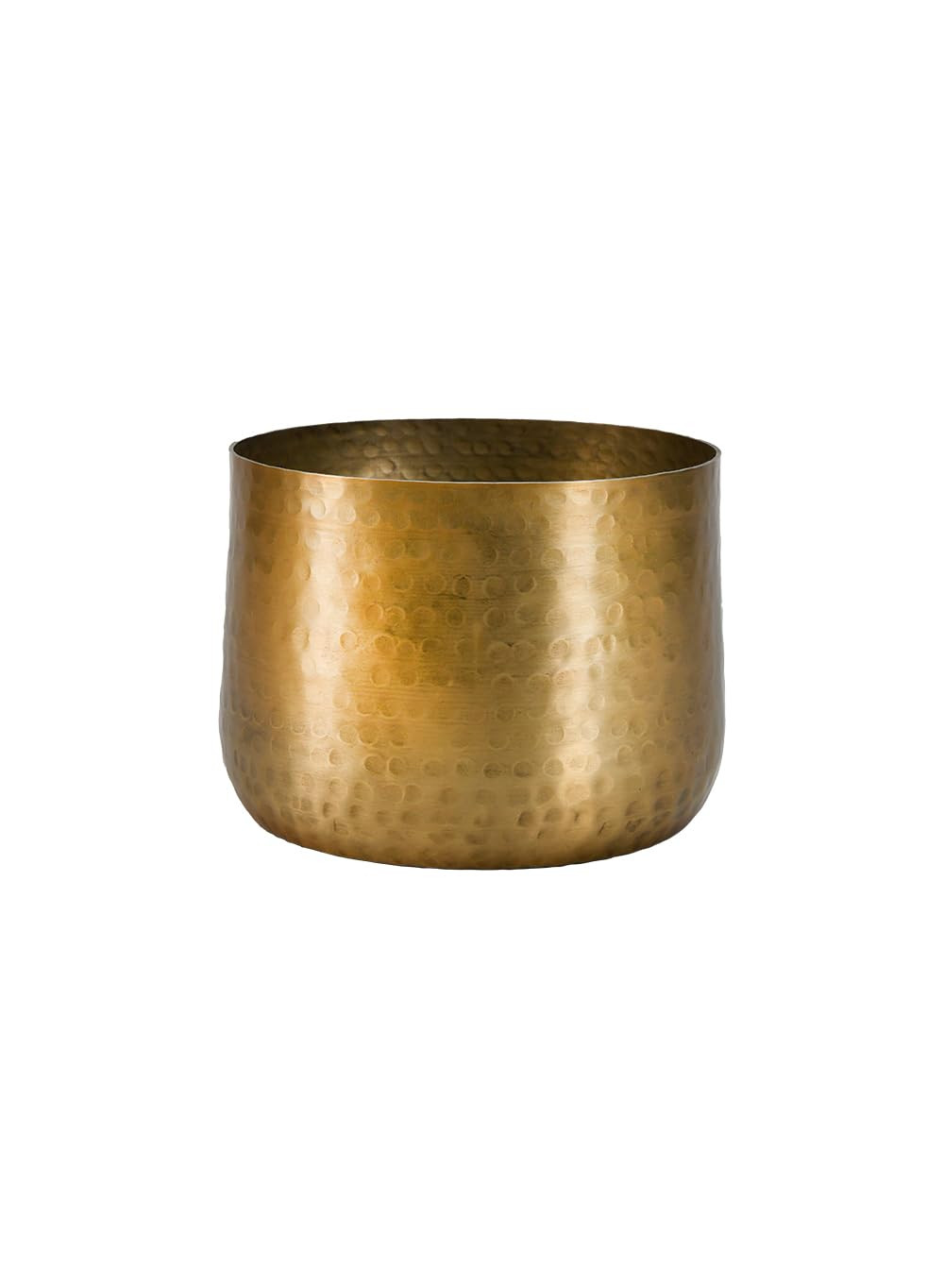Serene Spaces Living Antique Brass Look Gold Hammered Pots: Stylish Indoor Planter, Decorative Accent for Potted Plants, Gold Flower Vase - Perfect for Weddings or Centerpieces, Small | Amazon (US)
