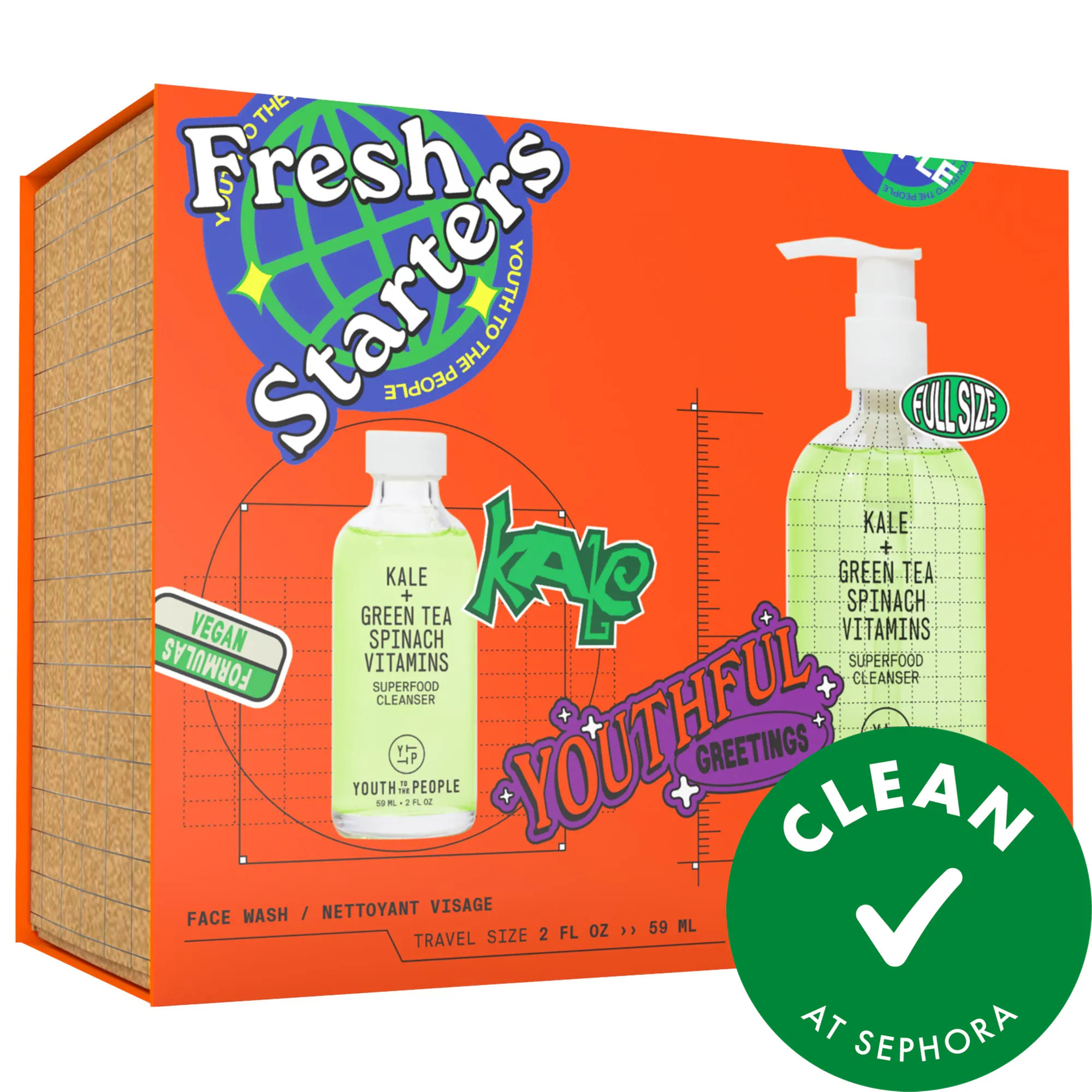 Youth To The People Fresh Starters - Home & Away Cleanser Duo / | Sephora (US)