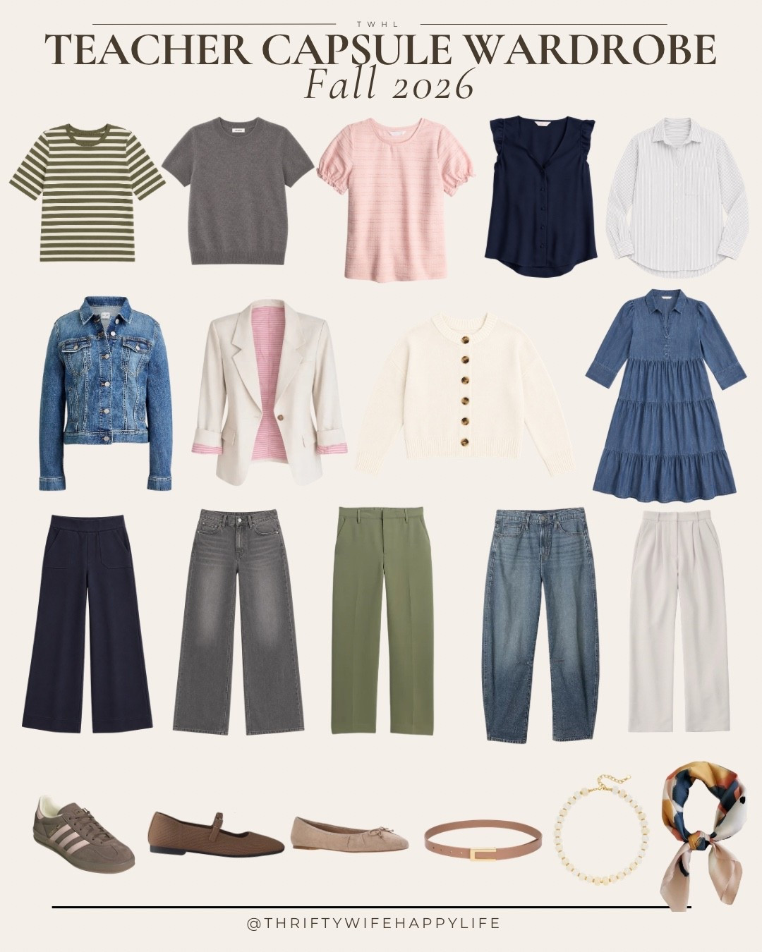 Teacher Capsule Wardrobe for Fall 2026!

#LTKWorkwear #LTKOver40 #LTKSeasonal