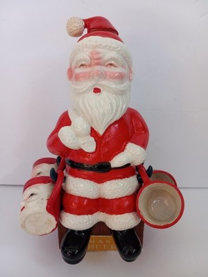 Vintage Japan Ceramic Santa Claus Decanter and Four Tiny Santa Mugs | eBay US