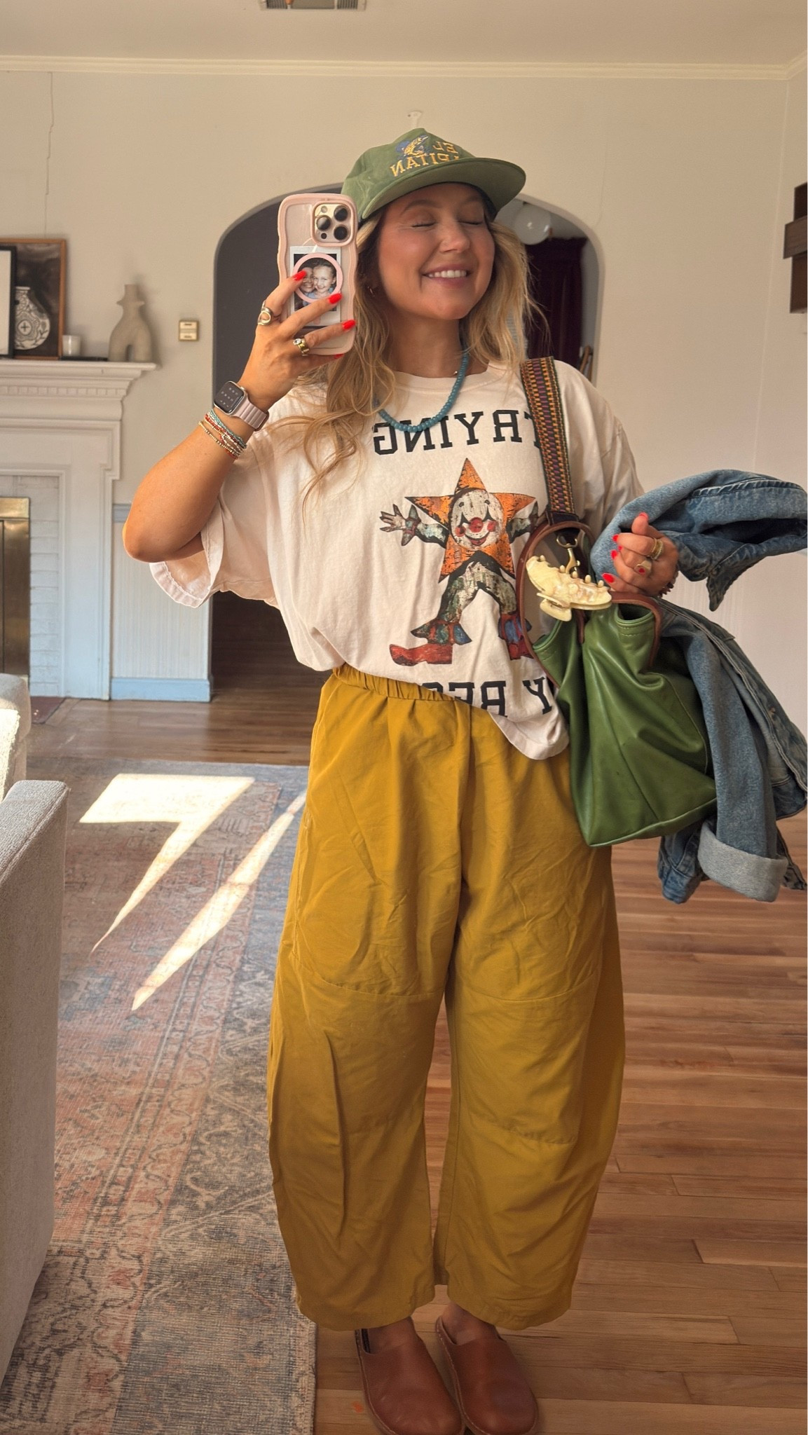 Wish I could link the shirt!!!!! It’s dressed in lala

#LTKootd