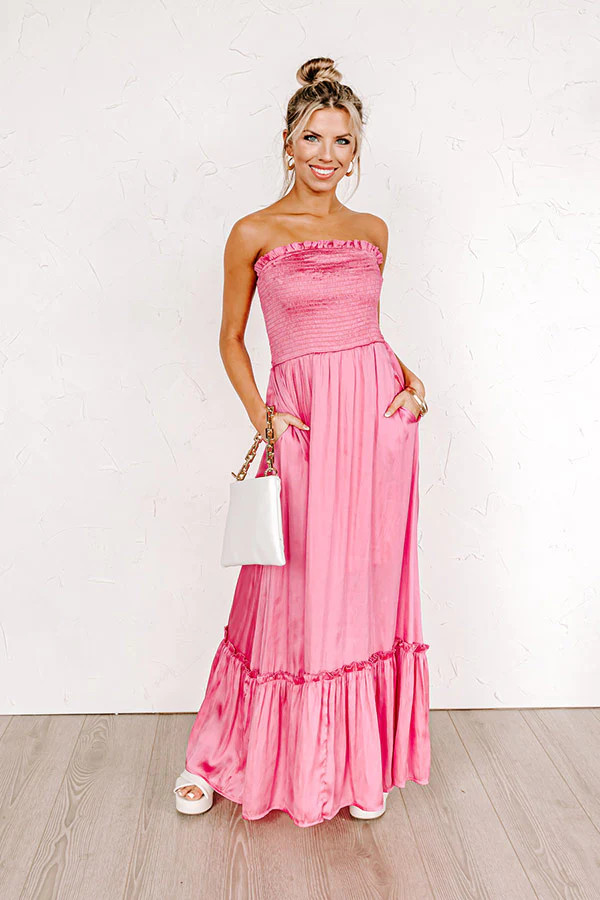 Moment Of Inspiration Smocked Maxi | Impressions Online Boutique