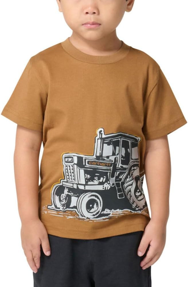 Carhartt Baby-Boys Short Sleeve Tractor Wrap Tee | Amazon (US)