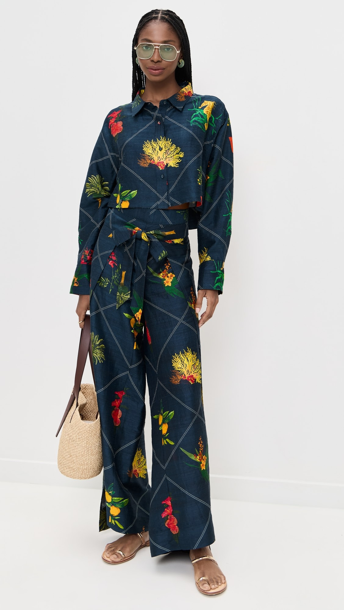 Two Panel Wrap Silk Pants | Shopbop