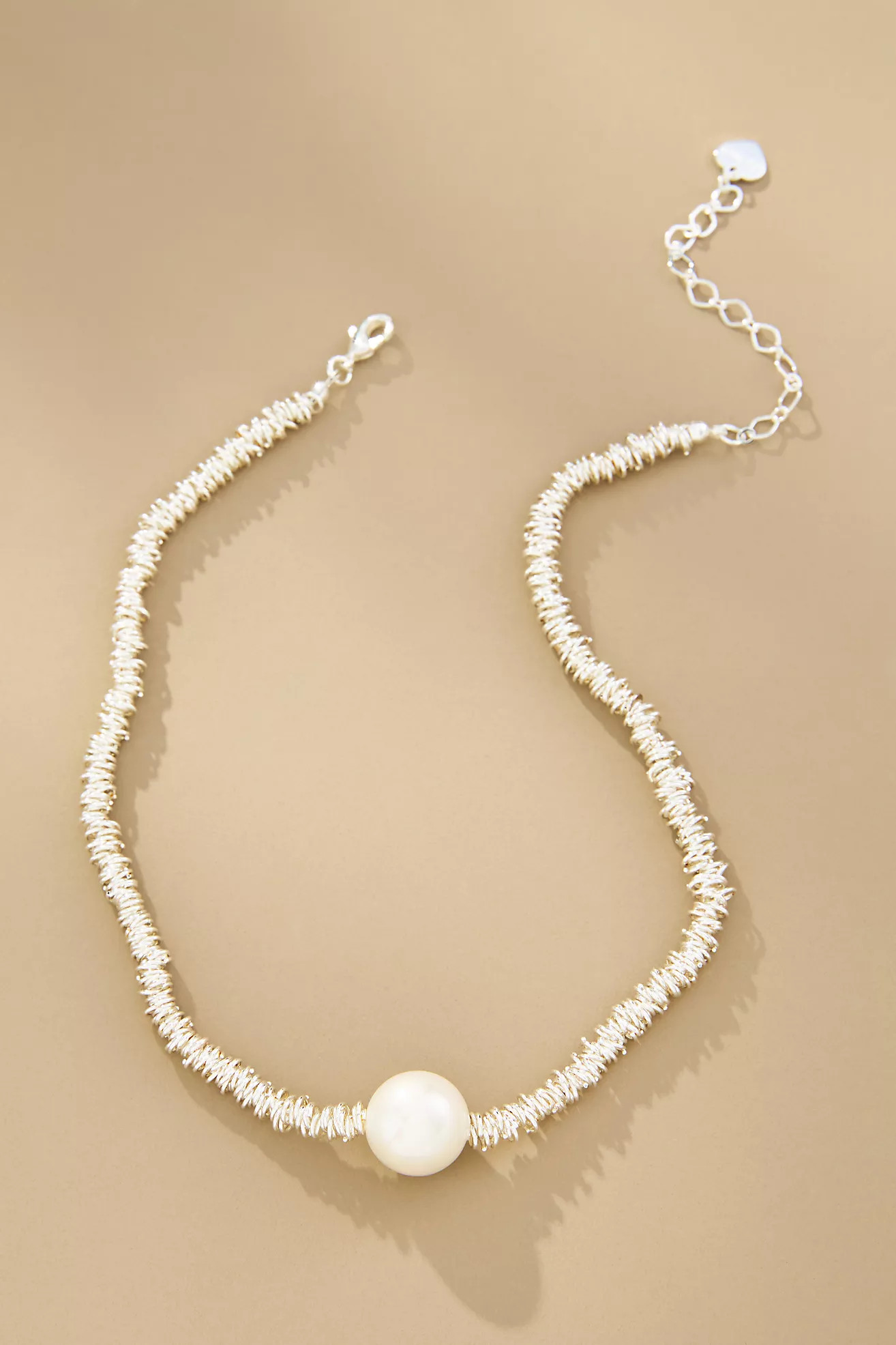 Beaded Pearl Collar Necklace | Anthropologie (US)