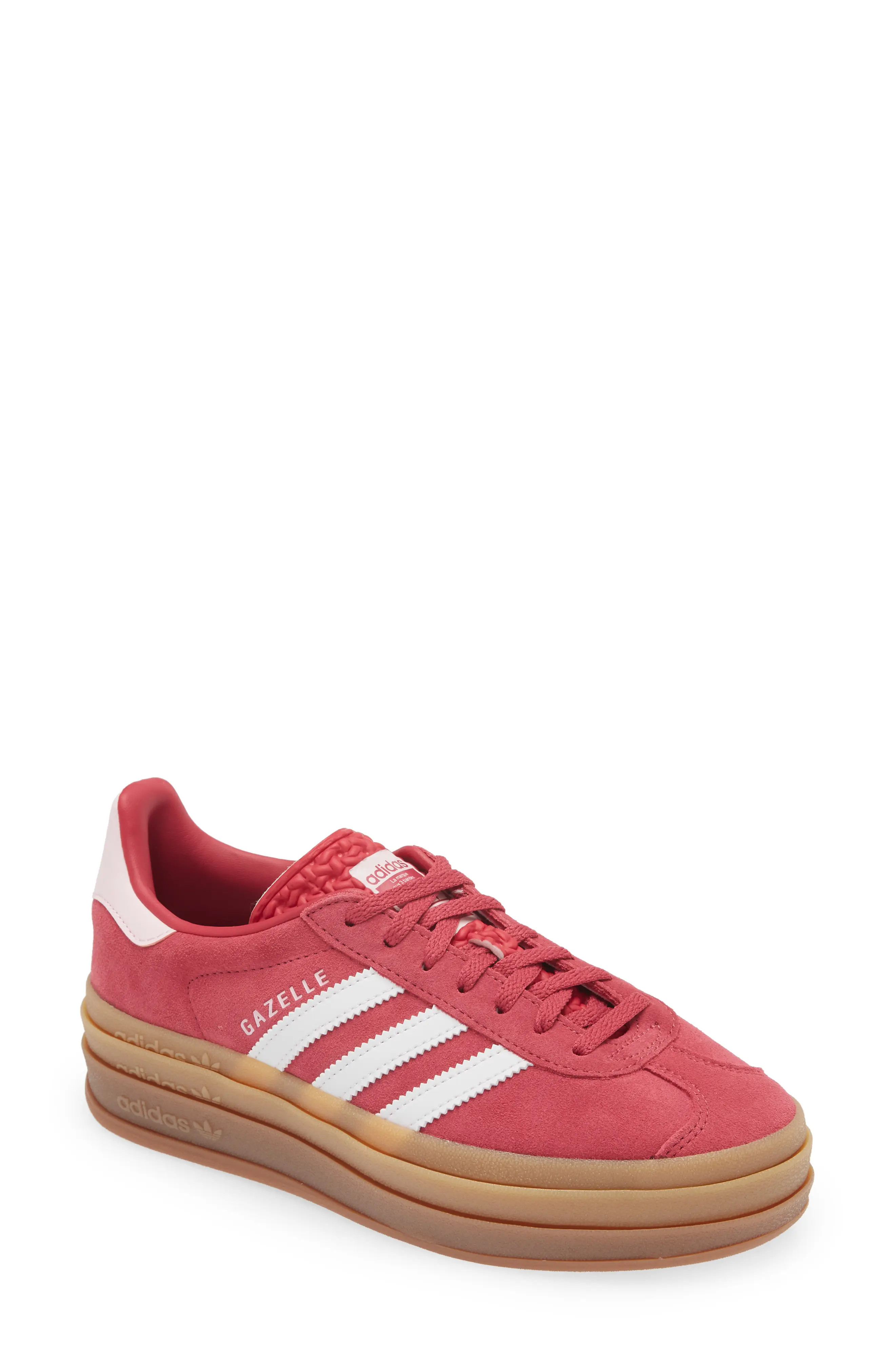adidas Gazelle Bold Platform Sneaker in Spark/Lucid Pink/Spark at Nordstrom Rack, Size 8.5 | Nordstrom Rack