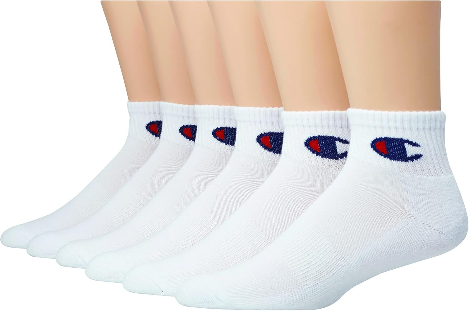 Champion Women's Socks, Double Dry Socks, Crew, Ankle, and No Show, 6-Pack | Amazon (US)