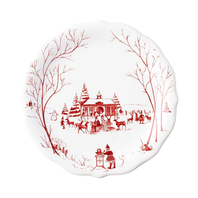 Juliska Country Estate Winter Frolic Party Plate Assorted 4 - Piece Set | Wayfair | Wayfair North America