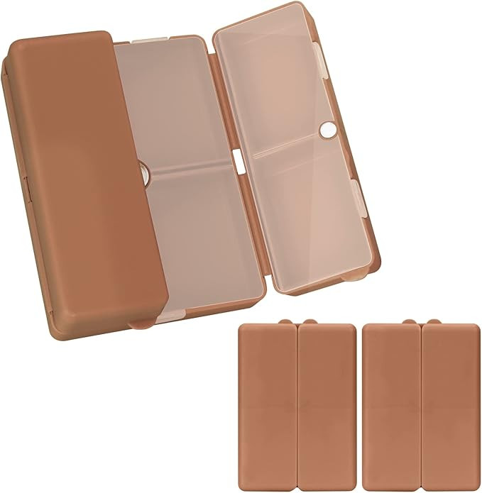 FYY Daily Pill Organizer,2 Pcs 7 Compartments Portable Pill Case Travel Pill Organizer,[Folding D... | Amazon (US)