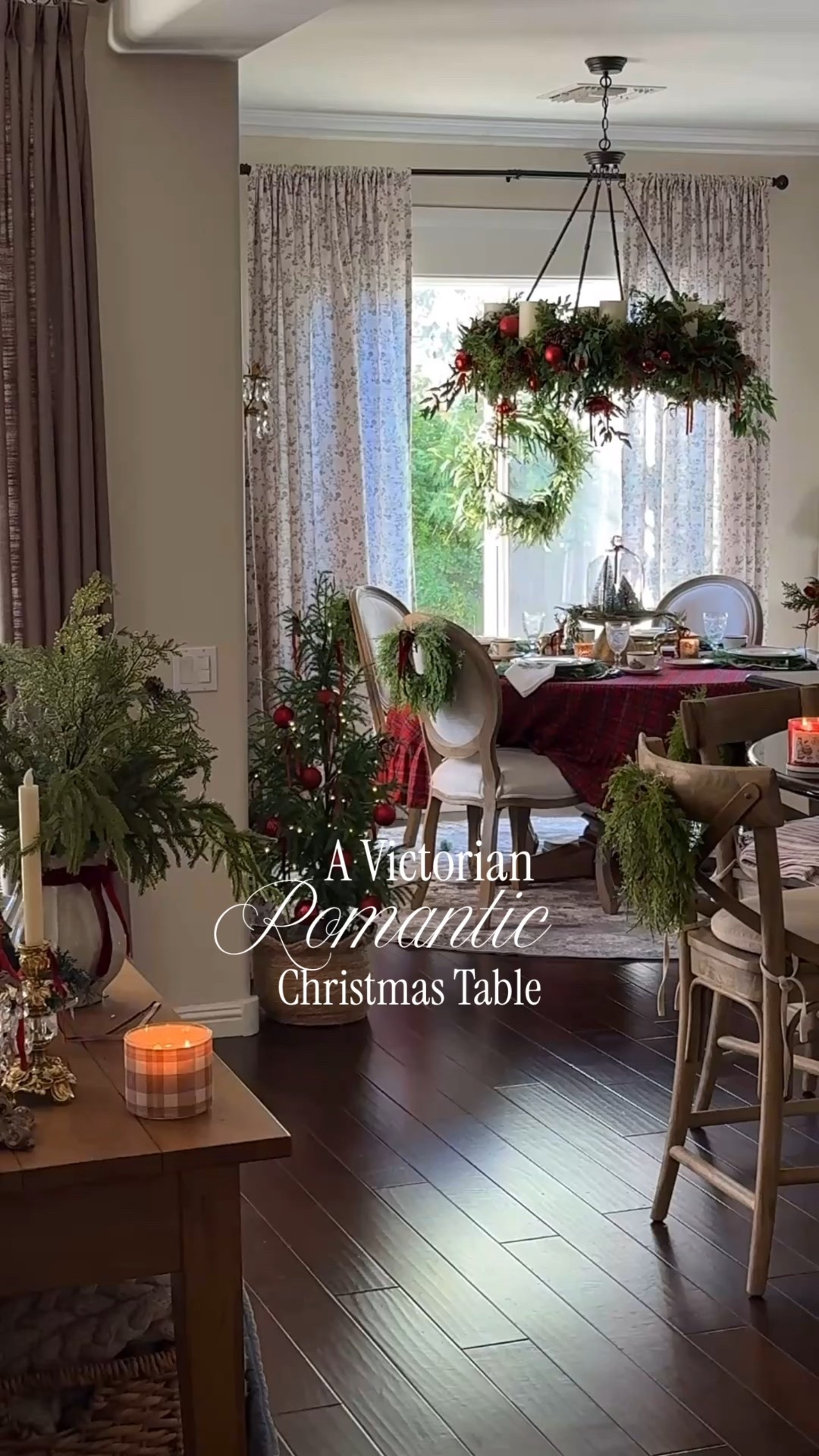 Victorian Romance Christmas table 

Curtain discount code: JOYFUL for 20%off Two Pages Curtains

Christmas tablescape, ruffled tablecloth, tartan tablecloth, 

#LTKHoliday #LTKHome #LTKSeasonal