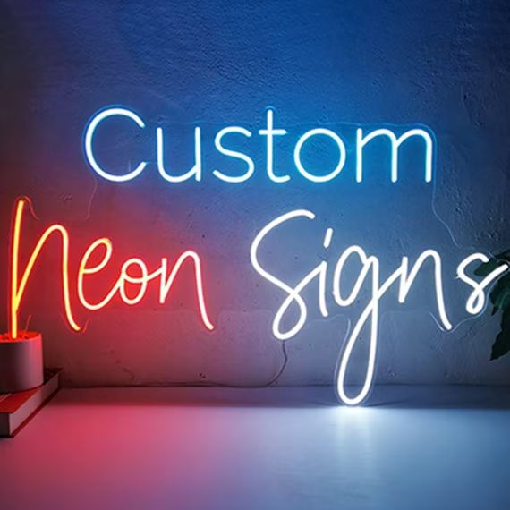 Personalize Flex LED Neon Signs Light for Wedding Party Home Decor Customize Neon Sign Bar Store ... | Etsy (US)