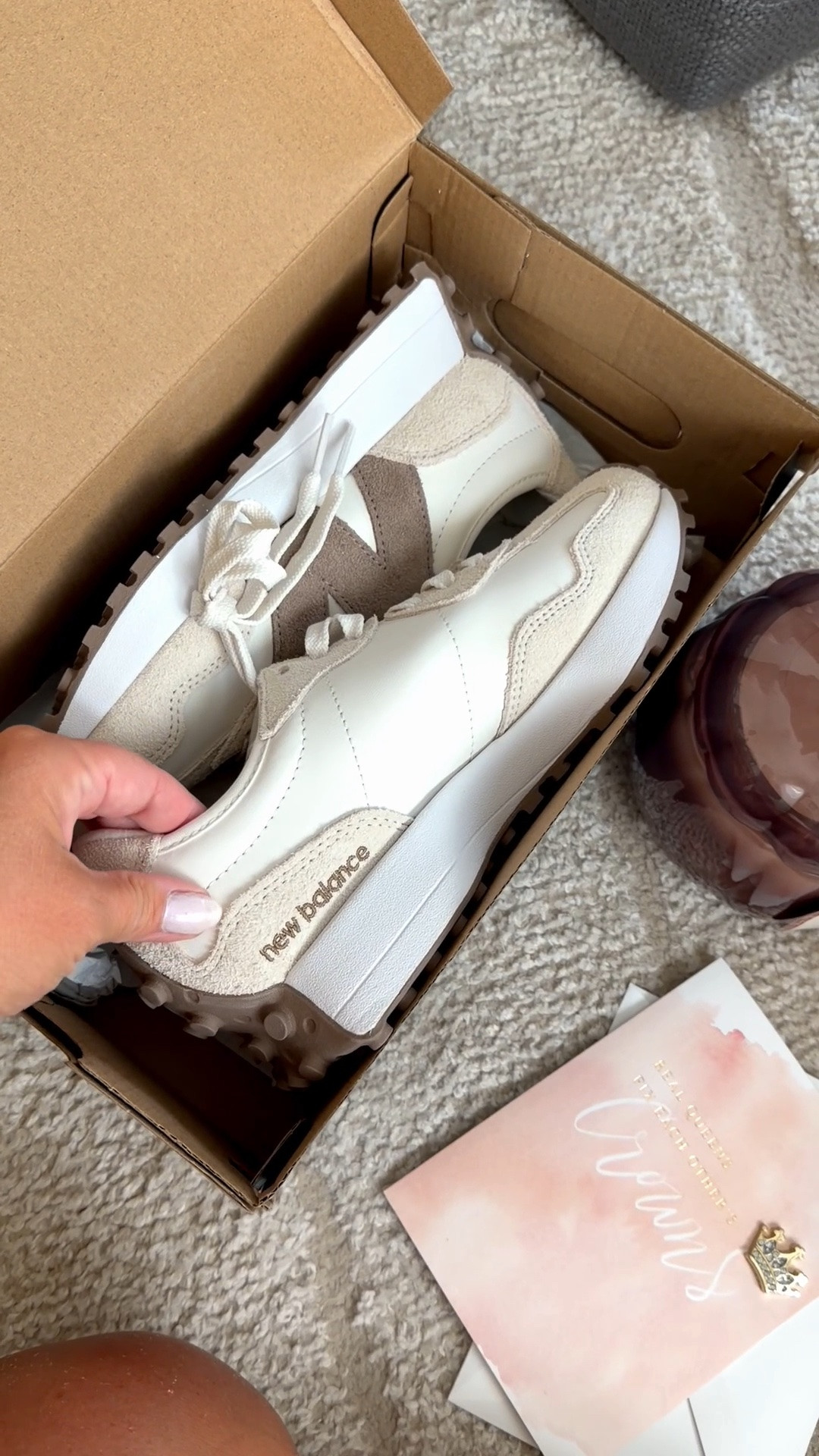 The perfect neutral sneaker for fall 🤎 Love this new color—easy to style with denim, leggings, or casual everyday looks.

#LTKSeasonal #LTKootd