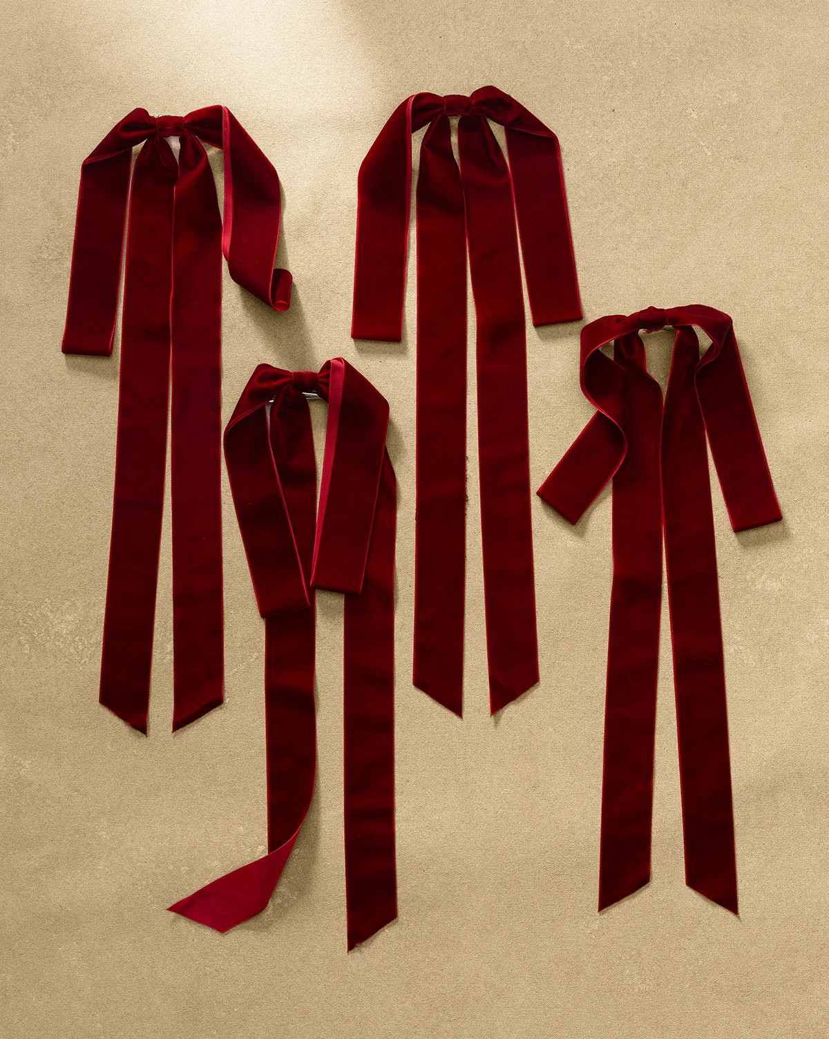 Draped Velvet Tree Bows (Set of 4) | McGee & Co. (US)