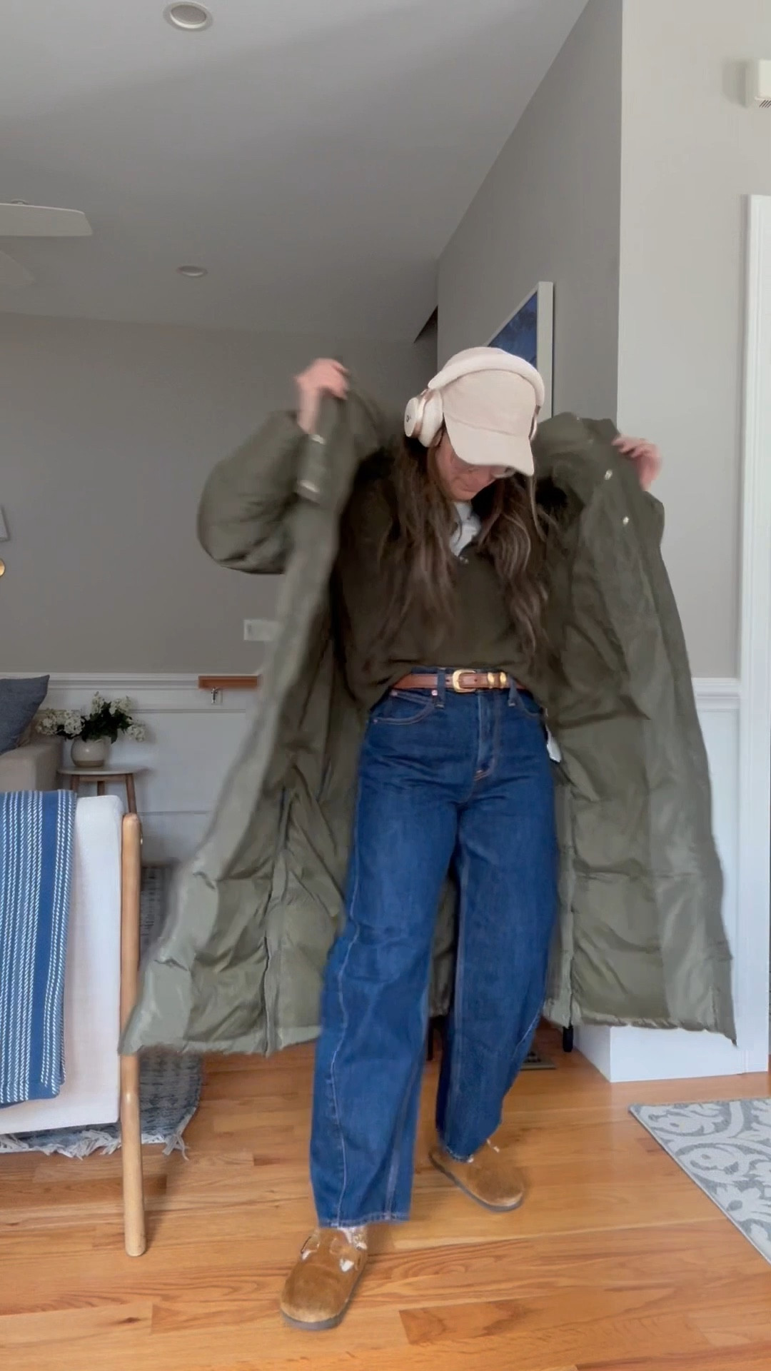 Got my new favorite jeans in a new color and I regret nothing 💚👏🏽  Wearing a 27P 

#LTKFamily #LTKSeasonal #LTKKids