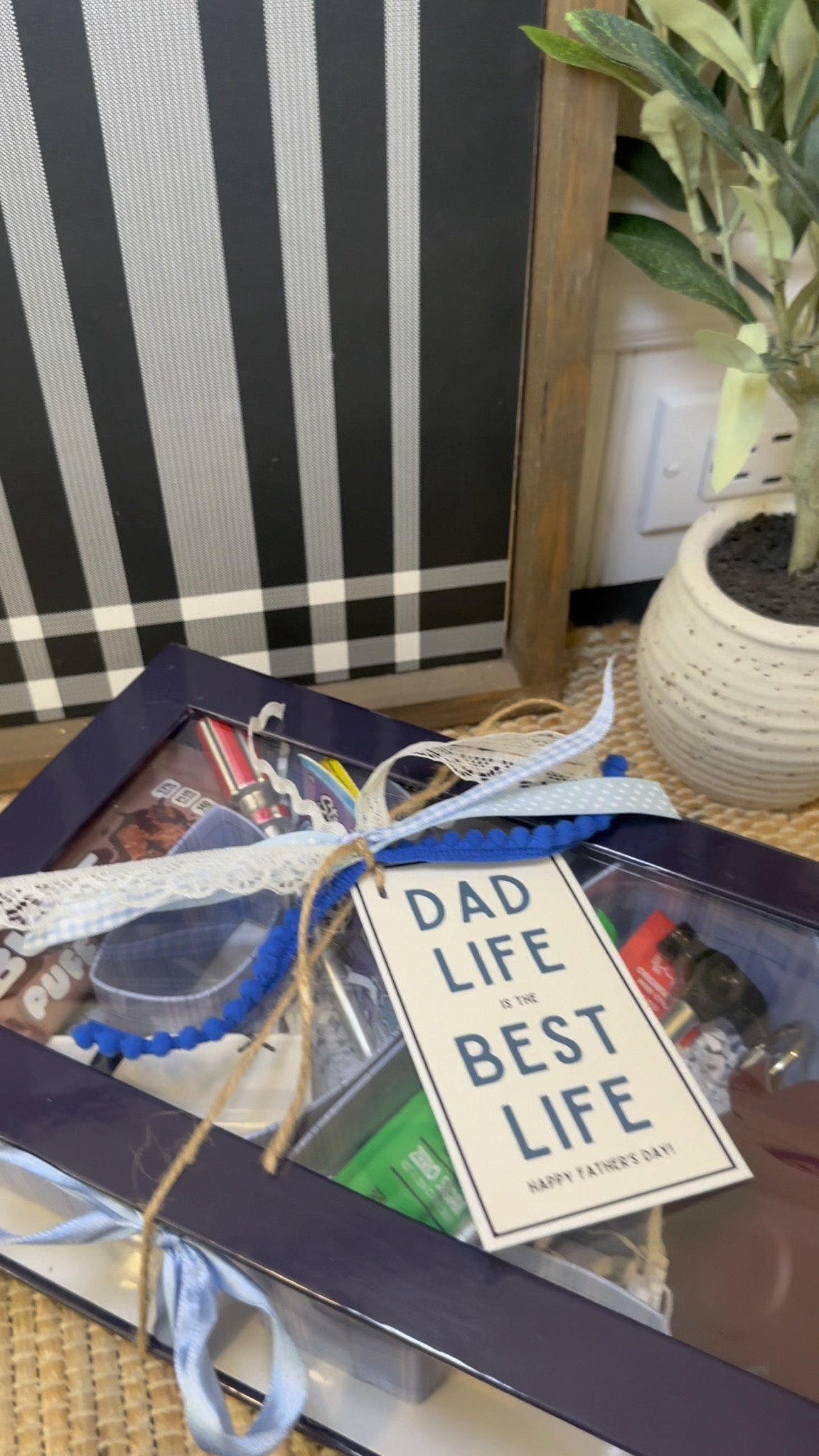 Father’s Day Gift Idea! This DAD gift box is fun to fill with Dads favorite treats, snacks or gifts. Follow along for gift ideas all year long for every occasion!💙👔🛠️

#LTKMens #LTKstorytime #LTKSeasonal
